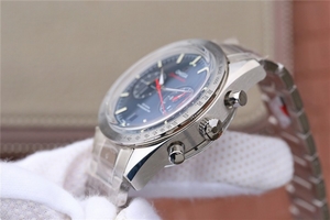 High Imitation Omega Speedmaster 57 Co-Axial Blue Dial Bracelet Watch00300
