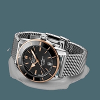 High Quality Breitling Superocean Heritage II B20 Automatic 42 Steel & red gold Black Breitling Watch01167