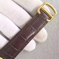 High Quality Cartier Ballon Bleu 42mm White Dial Leather Strap Cartier Watch00034