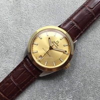 High Quality Replica Omega Globemaster Master Chronometer Dial/Bezel Brown Leather Strap Watch00472