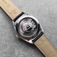 High Quality Replica Omega Globemaster Master Chronometer Dial/Bezel Brown Leather Strap Watch00472