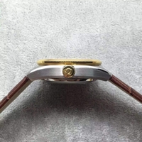 High Quality Replica Omega Globemaster Master Chronometer Dial/Bezel Brown Leather Strap Watch00472
