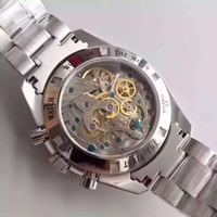 High Quality Replica Omega Speedmaster MoonWatch Black Dial Bracelet Chrono Movement Watch00265