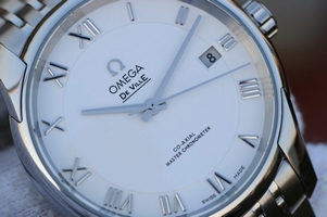 High Quality Replica Omega V6 De Ville Hour Vision Co-Axial 41mm White Dial Bracelet Watch00704