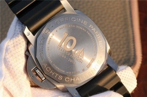 Hot Panerai PAM571 Titanium Black Dial Black Rubber Strap Panerai Watch00160