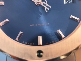 Hublot Classic Fusion 42mm J Blue Dial Blue Gummy Strap Hublot Watch00094