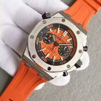 Imitation Audemars Piguet Royal Oak Offshore Diver Chronograph Orange Rubber Strap Watch01236