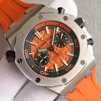 Imitation Audemars Piguet Royal Oak Offshore Diver Chronograph Orange Rubber Strap Watch01236