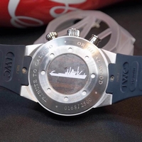 Imitation IWC Aquatimer Chronograph Cousteau Divers Blue Dial IWC Watch00646