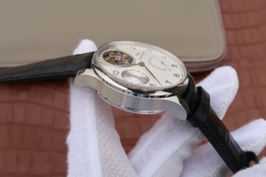 Imitation IWC AZ Portuguese Tourbillon IW5042 White Dial Leather Strap IWC Watch01366