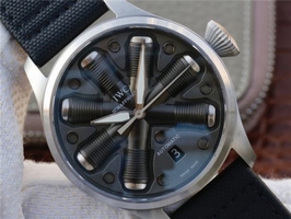 Imitation IWC IWC Big Pilot Concept Edition Black Dial Nylon Strap IWC Watch01311