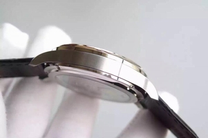 Imitation IWC TF Portuguese Tourbillon Moonphase Leather Strap Watch01406