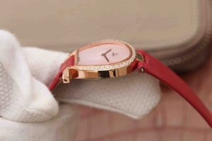 Imitation Omega Omegamania Specialities 5886.72.51 Diamonds Bezel Pink Dial Ronda Quartz Watch01275