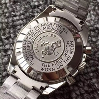Imitation Omega Speedmaster MoonWatch NASA Black Dial Bracelet Watch01399