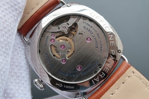 Imitation Panerai Radiomir PAM609 Brown Leather Strap Panerai Watch01059