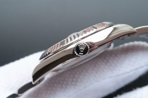 Imitation Rolex DateJust II Fluted Bezel Gray Dial Diamonds Markers Bracelet Rolex Watch00519