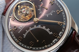 Imitation Top IWC TF Portuguese Tourbillon IW5046 Black Dial Watch00564