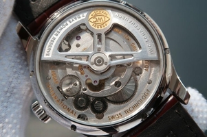 Imitation Top IWC TF Portuguese Tourbillon IW5046 Black Dial Watch00564