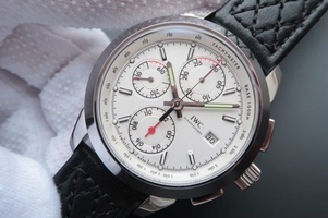 IWC Ingenieur Chrono IW380701 White Dial Leather Strap IWC Watch01386