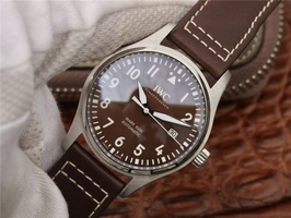 IWC MARK XVIII ANTOINE DE SAINT EXUPeRY IW327003 Brown Leather Strap IWC Watch01134