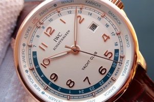 IWC Portuguese Automatic Yacht Club White Dial RG Watch00387