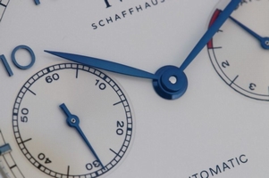 IWC Portuguese IW500705 White Dial Blue Markers Leather Strap Watch00378