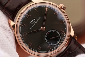 IWC Portuguese IW545406 Brown Dial Leather Strap IWC Watch01349