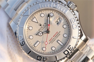 Knockoff 1:1 Rolex Yacht-Master 116622 Silver Dial on Bracelet Rolex Watch01239