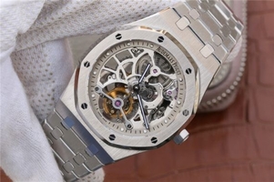 Knockoff Audemars Piguet Royal Oak Tourbillon Extra-Thin Openworked Skeleton Dial Bracelet Watch01176