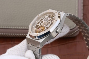 Knockoff Audemars Piguet Royal Oak Tourbillon Extra-Thin Openworked Skeleton Dial Bracelet Watch01176
