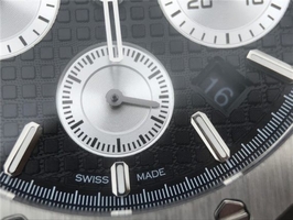 Knockoff Best Quality Audemars Piguet Royal Oak Chronograph Black/White Dial Bracelet Watch00527