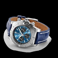 Knockoff Breitling Chronomat B01 Chronograph 44 Steel Blackeye Blue Watch00089
