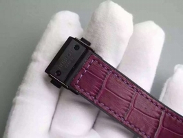 Knockoff Hot Hublot Big Bang 41mm Tutti Frutti Maroon Caviar on Gummy Strap Watch00002