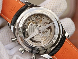 Knockoff IWC Portugieser Chrono Classic 42 IW390403 White Dial Blue Hand Leather Strap Watch00899