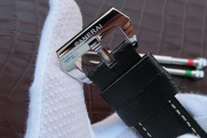Knockoff Panerai PAM510 Black Distressed Calfskin Strap Watch00388