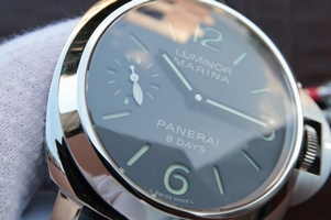 Knockoff Panerai PAM510 Black Distressed Calfskin Strap Watch00388