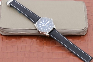 Knockoff Tag-Heuer AquaRacer Calibre 5 V6 Black Textured Dial Black Nylon Strap Watch00086