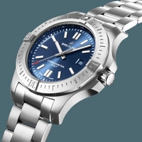 Luxury Breitling Chronomat Colt Automatic 44 Steel Mariner Blue Watch01187