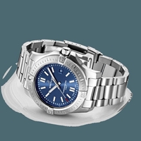 Luxury Breitling Chronomat Colt Automatic 44 Steel Mariner Blue Watch01187