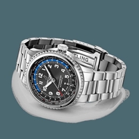 New Breitling Navitimer 8 B35 Automatic Unitime 43 Steel Black Breitling Watch01017