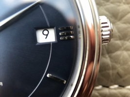 Omega MKF De Ville 37mm Blue Dial Black Leather Strap Omega Watch00214