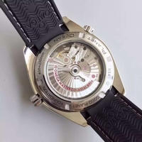Omega Planet Ocean 600M GMT Black/Silver Bezel Black Dial Rubber Strap Omega Watch00837