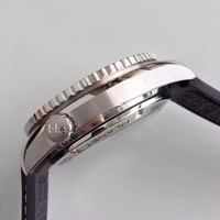 Omega Planet Ocean GMT Black Dial Silver Markers Black Rubber Strap Watch00939