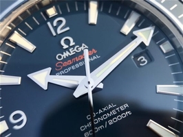 Omega Planet Ocean Professional Blue Liquidmetal Bezel 45mm Bracelet Watch00968