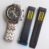 Omega Seamaster 300m Diver Black Dial Yellow Inner Bezel Bracelet Omega Watch00379