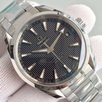 Omega Seamaster CO-AXIAL Master PyeongChang 2018 Black Dial Bracelet Watch00777
