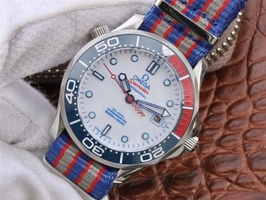 Omega Seamaster Diver 300M COMMANDER��S WATCH Limited Edition Nylon Strap Watch00936