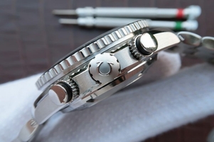 Omega Seamaster Planet Ocean Chrono 45mm Black Dial Silver Markers Bracelet Watch01148