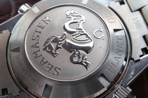 Omega Seamaster Planet Ocean Chrono 45mm Black Dial Silver Markers Bracelet Watch01148