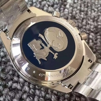 Omega Speedmaster Snoopy White Dial Bracelet Chrono Movement Watch00884